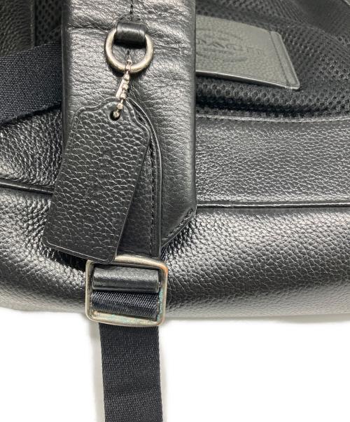 COACH（コーチ）COACH (コーチ) レザーリュック ブラックの古着・服飾アイテム