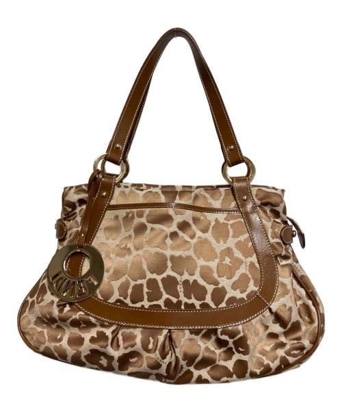 FENDI（フェンディ）FENDI (フェンディ) ハンドバッグ ブラウンの古着・服飾アイテム