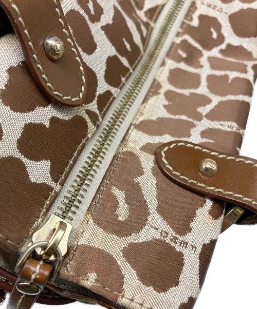 FENDI（フェンディ）FENDI (フェンディ) ハンドバッグ ブラウンの古着・服飾アイテム