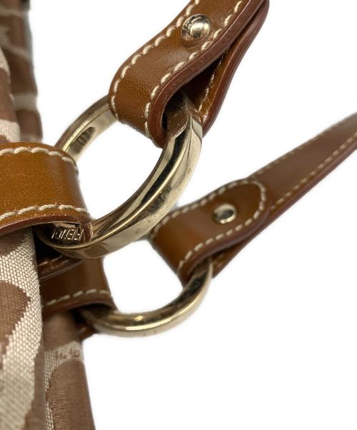 FENDI（フェンディ）FENDI (フェンディ) ハンドバッグ ブラウンの古着・服飾アイテム