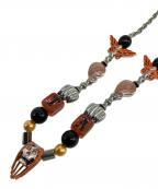 TYGA EVAEエバー）の古着「ネックレス」｜シルバー×オレンジ