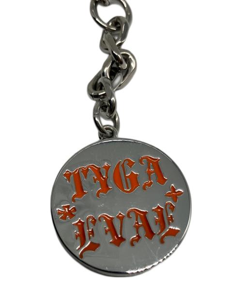 TYGA EVAE（エバー）TYGA EVAE (エバー) ネックレス シルバー×オレンジの古着・服飾アイテム