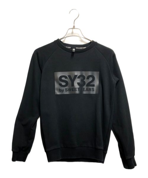 sy32 by sweet years（エスワイサーティトゥバイスィートイヤーズ）sy32 by sweet years (エスワイサーティトゥバイスィートイヤーズ) スウェット ブラック サイズ:ＳＩＺＥ　Ｓの古着・服飾アイテム