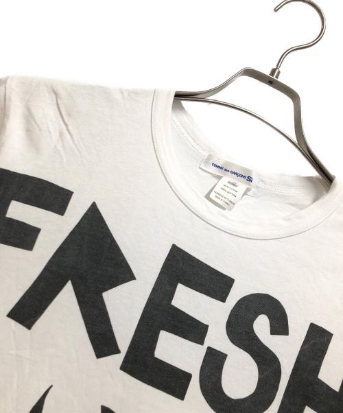COMME des GARCONS SHIRT（コムデギャルソンシャツ）COMME des GARCONS SHIRT (コムデギャルソンシャツ) 半袖Tシャツ ホワイト サイズ:Mの古着・服飾アイテム