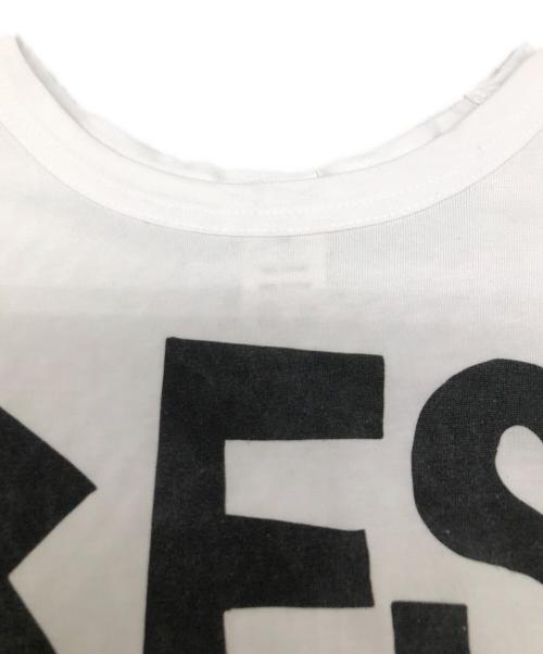 COMME des GARCONS SHIRT（コムデギャルソンシャツ）COMME des GARCONS SHIRT (コムデギャルソンシャツ) 半袖Tシャツ ホワイト サイズ:Mの古着・服飾アイテム