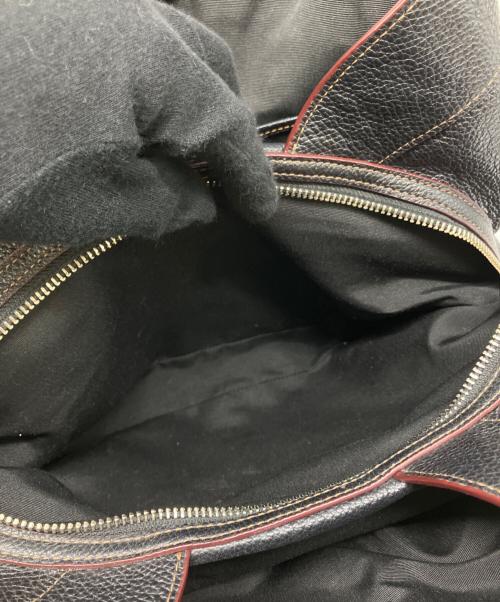 COACH（コーチ）COACH (コーチ) スタッズド ボーダー エンベリッシュメント トートバッグ ブラックの古着・服飾アイテム