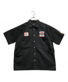 X-LARGE（エクストララージ）の古着「LOGO PATCH S/S WORK SHIRT」｜ブラック