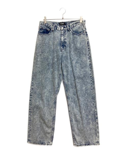 X-LARGE（エクストララージ）X-LARGE (エクストララージ) CHEMICAL WIDE DENIM PANTS スカイブルー サイズ:32インチの古着・服飾アイテム