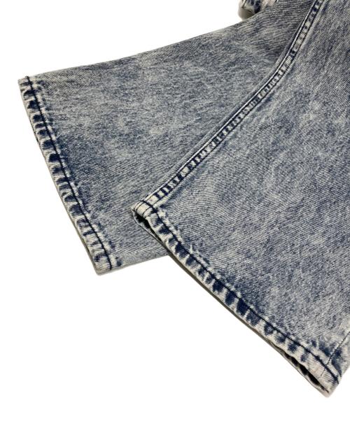 X-LARGE（エクストララージ）X-LARGE (エクストララージ) CHEMICAL WIDE DENIM PANTS スカイブルー サイズ:32インチの古着・服飾アイテム