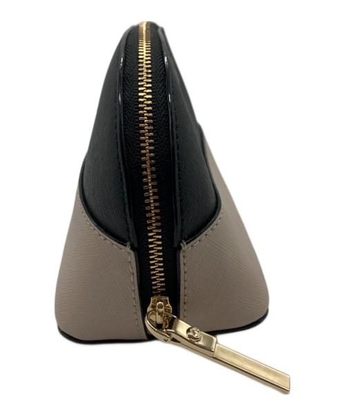 Kate Spade（ケイトスペード）Kate Spade (ケイトスペード) ポーチ ブラック×ベージュの古着・服飾アイテム