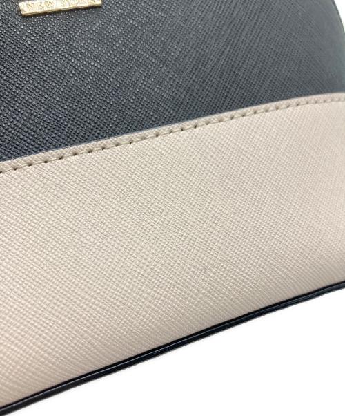 Kate Spade（ケイトスペード）Kate Spade (ケイトスペード) ポーチ ブラック×ベージュの古着・服飾アイテム