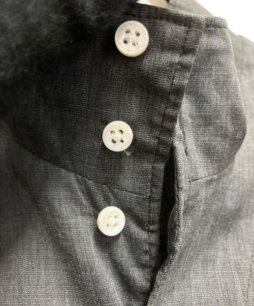 NO CONTROL AIR（ノーコントロールエアー）NO CONTROL AIR (ノーコントロールエアー) トロピカルハイネックシャツ グレー サイズ:Sの古着・服飾アイテム