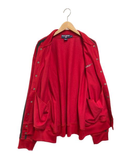 POLO SPORT（ポロスポーツ）POLO SPORT (ポロスポーツ) ジャージトップ レッド サイズ:ＳＩＺＥ　ＸＬの古着・服飾アイテム