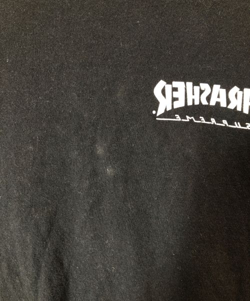 SUPREME（シュプリーム）SUPREME (シュプリーム) THRASHER (スラッシャー) 半袖カットソー ブラック サイズ:Ｍの古着・服飾アイテム