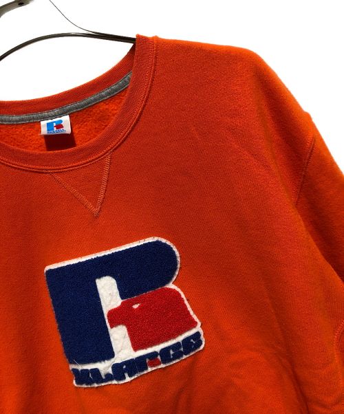 RUSSELL ATHLETIC（ラッセルアスレチック）RUSSELL ATHLETIC (ラッセルアスレチック) X-LARGE (エクストララージ) スウェット オレンジ サイズ:XLの古着・服飾アイテム