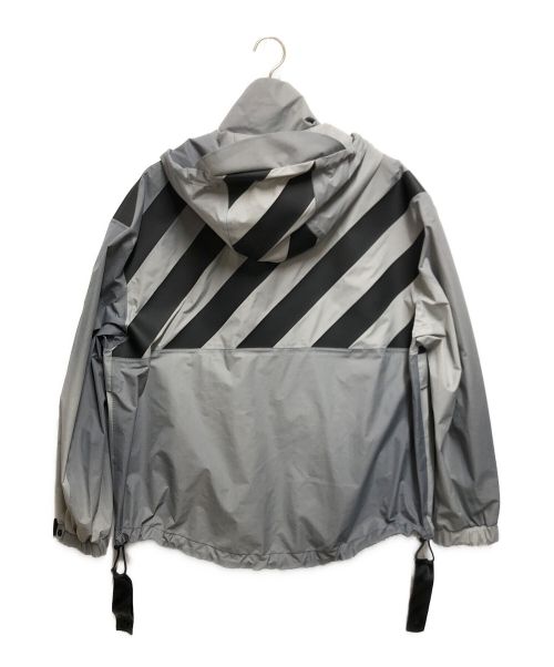 MONCLER（モンクレール）MONCLER (モンクレール) OFFWHITE (オフホワイト) ナイロンジャケット グレー サイズ:ＳＩＺＥ２の古着・服飾アイテム