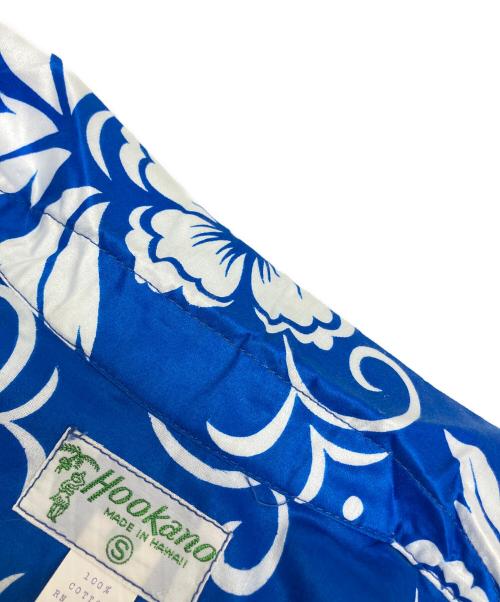 HOOKANO（ホオカノ）HOOKANO (ホオカノ) アロハシャツ ブルー×ホワイト サイズ:Sの古着・服飾アイテム
