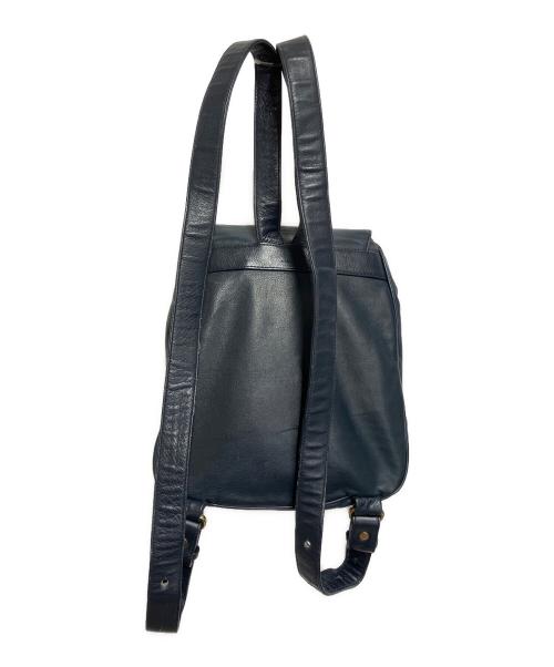 COLE HAAN（コールハーン）COLE HAAN (コールハーン) レザーリュック ネイビーの古着・服飾アイテム