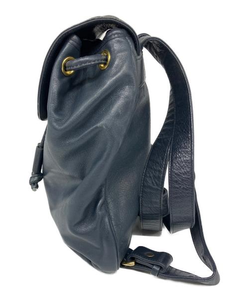 COLE HAAN（コールハーン）COLE HAAN (コールハーン) レザーリュック ネイビーの古着・服飾アイテム