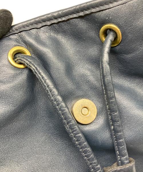 COLE HAAN（コールハーン）COLE HAAN (コールハーン) レザーリュック ネイビーの古着・服飾アイテム