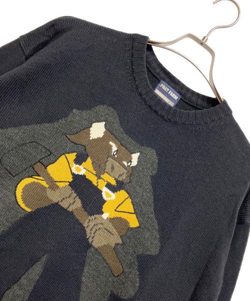 PHAT FARM（ファットファーム）PHAT FARM (ファットファーム) クルーネックニット ネイビー サイズ:XXLの古着・服飾アイテム