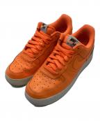NIKEナイキ）の古着「AIR FORCE 1 07 LV8 JDI LTHR」｜オレンジ