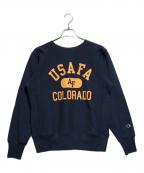 Championチャンピオン）の古着「リバースウィーブ(R) クルーネックスウェットシャツ」｜ネイビー