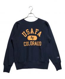 Champion（チャンピオン）の古着「リバースウィーブ(R) クルーネックスウェットシャツ」｜ネイビー