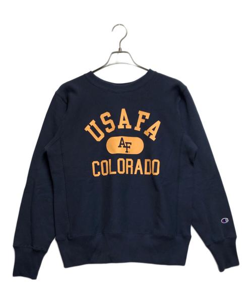 Champion（チャンピオン）Champion (チャンピオン) リバースウィーブ(R) クルーネックスウェットシャツ ネイビー サイズ:ＳＩＺＥ　Ｌの古着・服飾アイテム