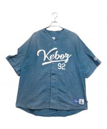 KEBOZ（ケボズ）の古着「ベースボールシャツ」｜ブルー