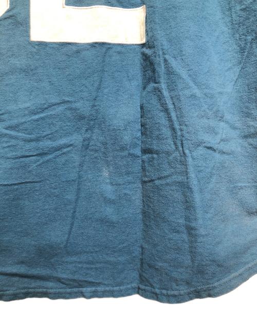 KEBOZ（ケボズ）KEBOZ (ケボズ) ベースボールシャツ ブルー サイズ:Ｌの古着・服飾アイテム