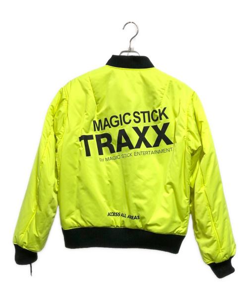 MAGIC STICK（マジックスティック）MAGIC STICK (マジックスティック) VIPボンバージャケット ブラック×イエロー サイズ:Ｍの古着・服飾アイテム