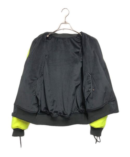 MAGIC STICK（マジックスティック）MAGIC STICK (マジックスティック) VIPボンバージャケット ブラック×イエロー サイズ:Ｍの古着・服飾アイテム