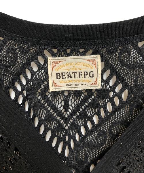 BEAT.F.P.G（ビートエフピージー）BEAT.F.P.G (ビートエフピージー) カーディガン ブラック サイズ:ＳＩＺＥ　Ｌの古着・服飾アイテム
