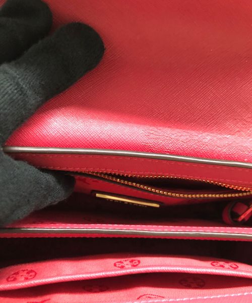 TORY BURCH（トリーバーチ）TORY BURCH (トリーバーチ) チェーンショルダーバッグ ピンクの古着・服飾アイテム