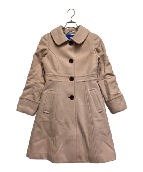 BLUE LABEL CRESTBRIDGE（ブルーレーベルクレストブリッジ）BLUE LABEL CRESTBRIDGE (ブルーレーベルクレストブリッジ) ウールコート ピンク サイズ:36の古着・服飾アイテム