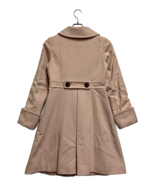 BLUE LABEL CRESTBRIDGE（ブルーレーベルクレストブリッジ）BLUE LABEL CRESTBRIDGE (ブルーレーベルクレストブリッジ) ウールコート ピンク サイズ:36の古着・服飾アイテム