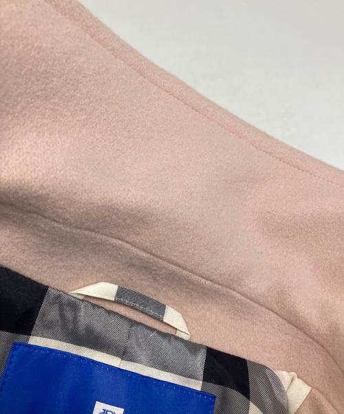 BLUE LABEL CRESTBRIDGE（ブルーレーベルクレストブリッジ）BLUE LABEL CRESTBRIDGE (ブルーレーベルクレストブリッジ) ウールコート ピンク サイズ:36の古着・服飾アイテム