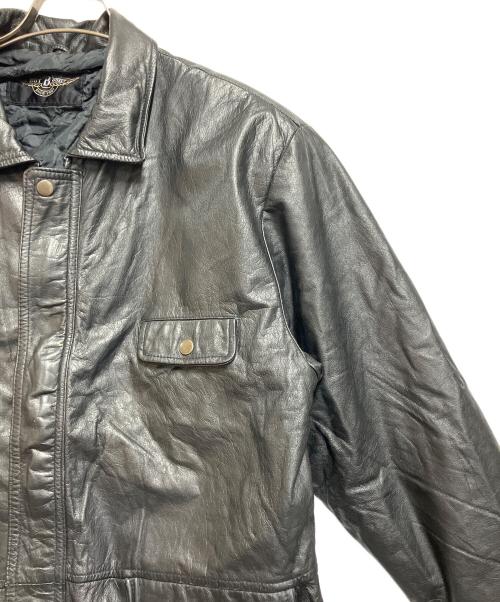 BUT BUSILY（バット ビジリィ）BUT BUSILY (バット ビジリィ) レザージャケット ブラック サイズ:SIZE 不明の古着・服飾アイテム