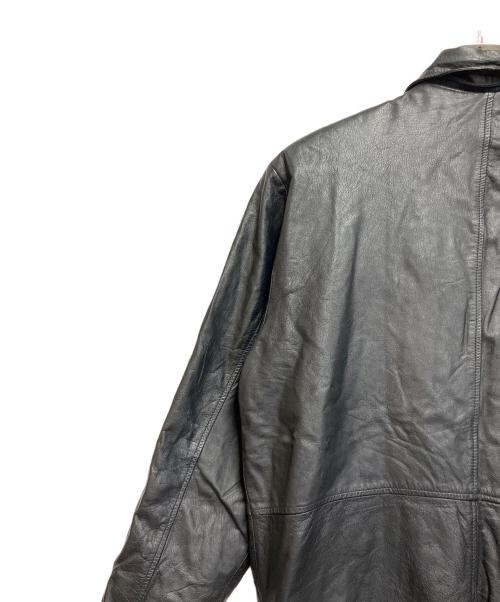 BUT BUSILY（バット ビジリィ）BUT BUSILY (バット ビジリィ) レザージャケット ブラック サイズ:SIZE 不明の古着・服飾アイテム