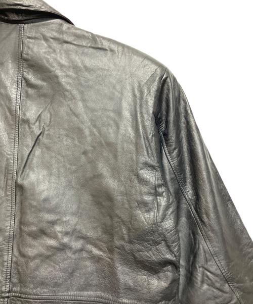 BUT BUSILY（バット ビジリィ）BUT BUSILY (バット ビジリィ) レザージャケット ブラック サイズ:SIZE 不明の古着・服飾アイテム