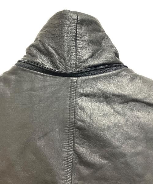 BUT BUSILY（バット ビジリィ）BUT BUSILY (バット ビジリィ) レザージャケット ブラック サイズ:SIZE 不明の古着・服飾アイテム