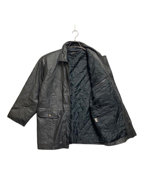 BUT BUSILY（バット ビジリィ）BUT BUSILY (バット ビジリィ) レザージャケット ブラック サイズ:SIZE 不明の古着・服飾アイテム