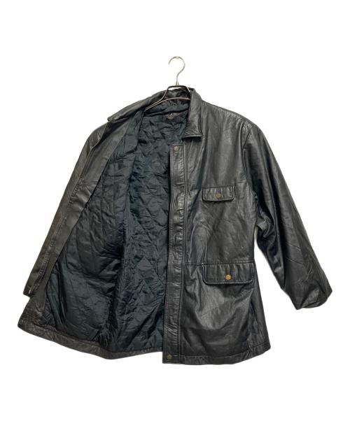 BUT BUSILY（バット ビジリィ）BUT BUSILY (バット ビジリィ) レザージャケット ブラック サイズ:SIZE 不明の古着・服飾アイテム
