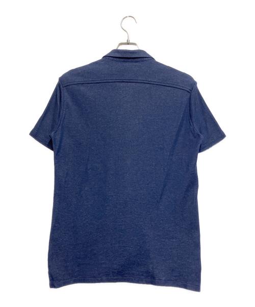 LACOSTE（ラコステ）LACOSTE (ラコステ) レタージャガードカッターシャツ ネイビー サイズ:FR 3 / US Sの古着・服飾アイテム