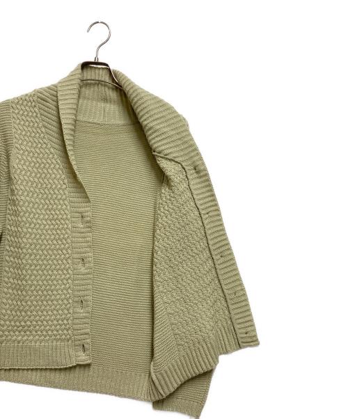 Myplanning（マイプランニング）Myplanning (マイプランニング) ニットカーディガン グリーン サイズ:身長154～162cm（M～L体型の型に適合します。）の古着・服飾アイテム