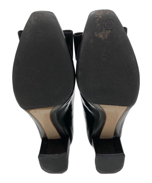 Salvatore Ferragamo（サルヴァトーレ フェラガモ）Salvatore Ferragamo (サルヴァトーレ フェラガモ) エナメルパンプス ブラック サイズ:6 1/2の古着・服飾アイテム