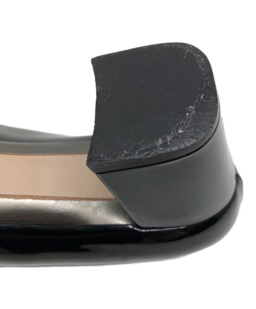 Salvatore Ferragamo（サルヴァトーレ フェラガモ）Salvatore Ferragamo (サルヴァトーレ フェラガモ) エナメルパンプス ブラック サイズ:6 1/2の古着・服飾アイテム