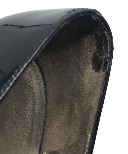 Salvatore Ferragamo（サルヴァトーレ フェラガモ）Salvatore Ferragamo (サルヴァトーレ フェラガモ) エナメルパンプス ブラック サイズ:6 1/2の古着・服飾アイテム