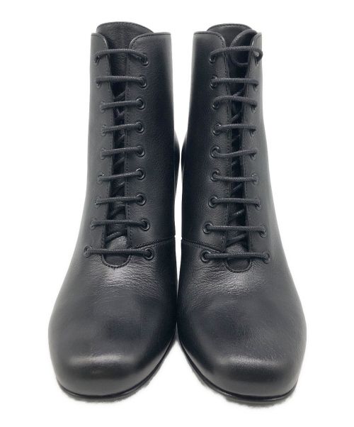 Saint Laurent Paris（サンローランパリ）Saint Laurent Paris (サンローランパリ) レースアップブーツ ブラック サイズ:38の古着・服飾アイテム